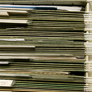 Green/Kraft Hanging File Folder 10% PCW - Rolls