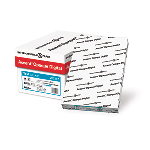Accent Opaque Digital Text White Smooth and Super Smooth Cartons with ImageLok® - Sheets Accent Opaque Digital Text White Smooth and Super Smooth Cartons with ImageLok® - Sheets