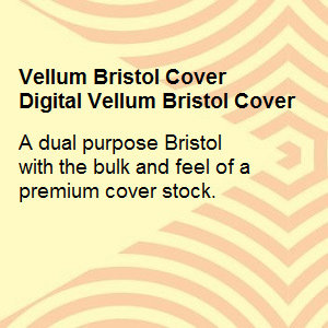 80lb Springhill White Vellum Bristol Cover - Sheets