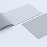 Postmark 0%R Gray Kraft Envelope